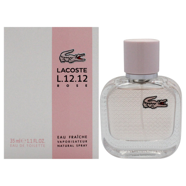 Lacoste Lacoste Eau De L.12.12 Rose Eau Fraiche by Lacoste for Women - 1.1 oz EDT Spray