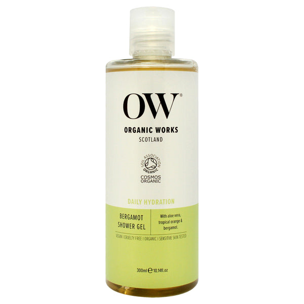 Organic Works Daily Hydration Shower Gel - Bergamot by Organic Works for Unisex - 10.14 oz Shower Gel