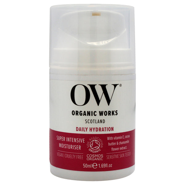 Organic Works Daily Hydration Super Intensive Moisturiser by Organic Works for Unisex - 1.69 oz Cream