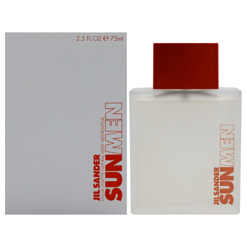 Jil Sander Sun by Jil Sander for Men - 2.5 oz EDT Spray