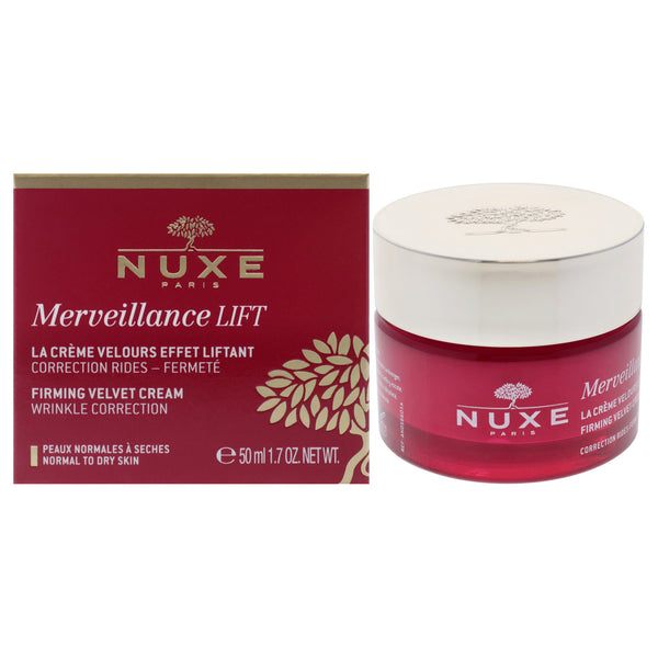 Nuxe Merveillance Lift Firming Velvet Cream by Nuxe for Women - 1.7 oz Cream