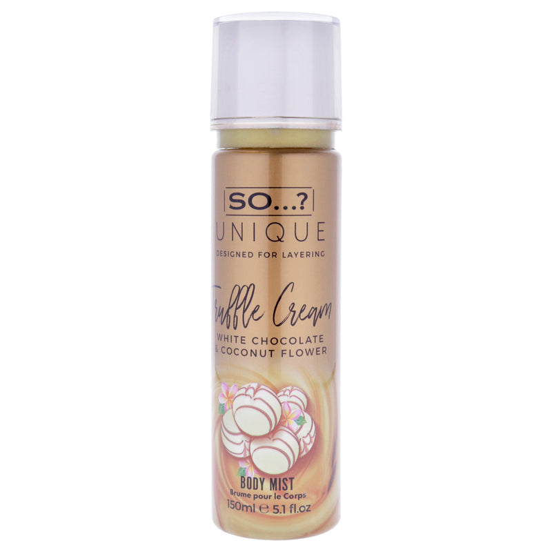 So…? Unique Body Mist - Truffle Cream by So…? for Women - 5.1 oz Body Mist