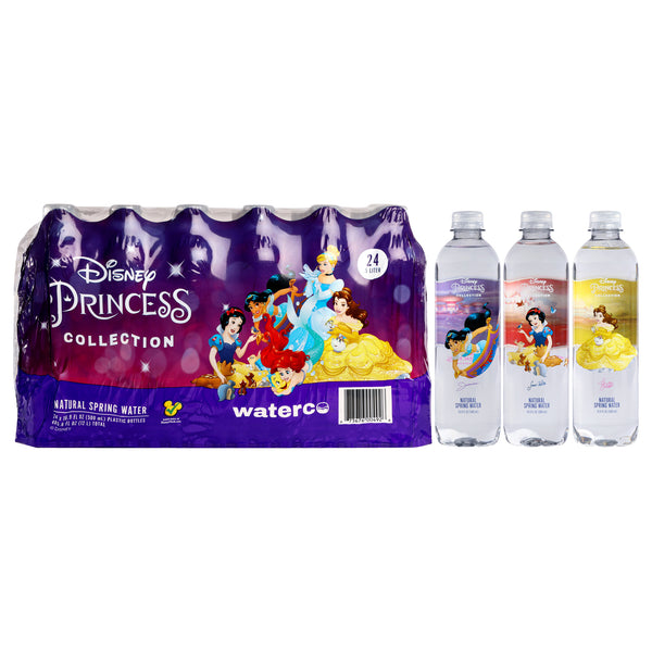 Disney Water Disney Princess Collection Pet Water Bottle by Disney Water for Unisex - 24 x 16.9 oz Water