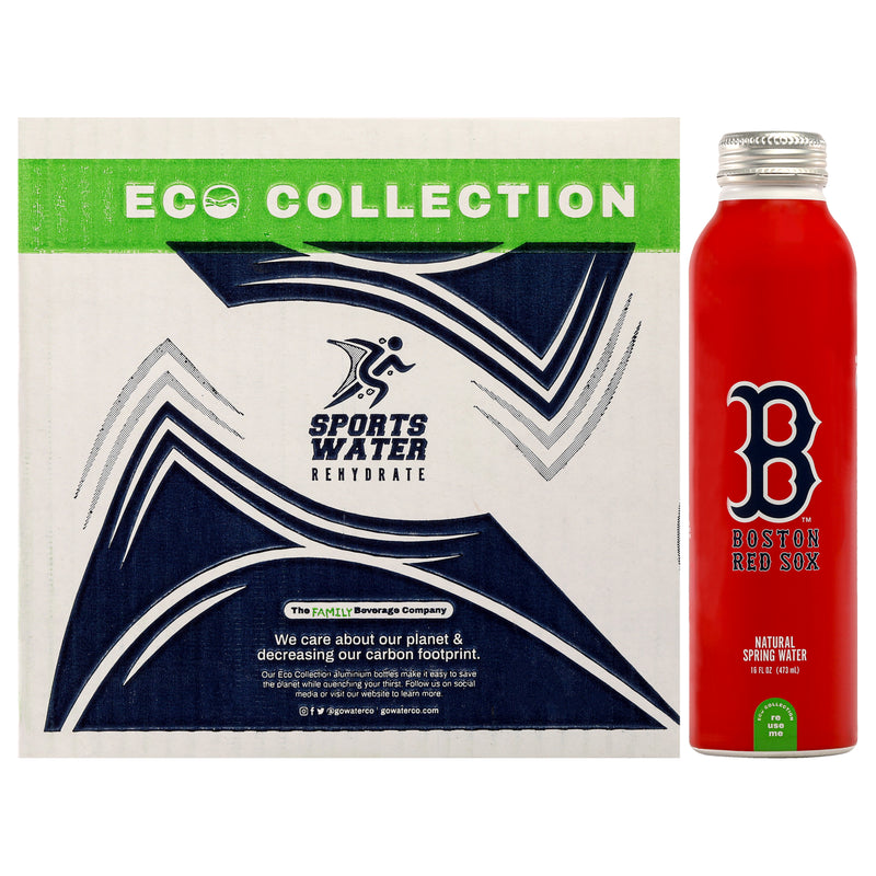 Boston Red Boston Red Sox Aluminum Water Bottle by Boston Red for Unisex - 12 x 16.9 oz Water