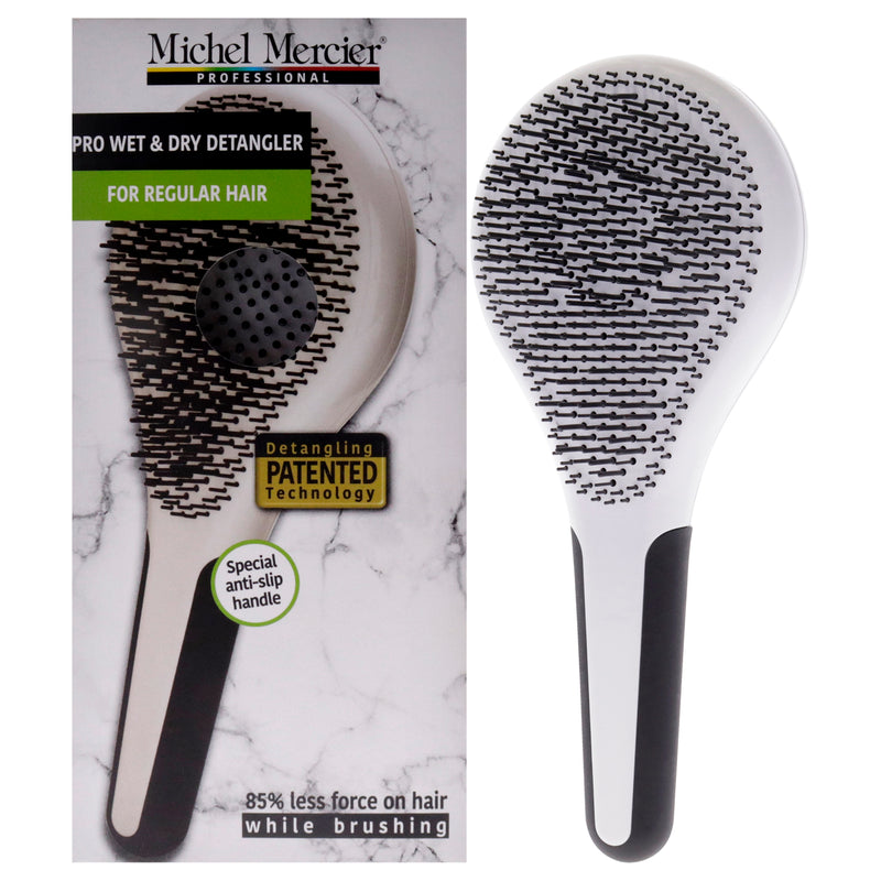 Michel Mercier Pro Wet and Dry Detangler - Regular Hair by Michel Mercier for Unisex - 1 Pc Hair Brush