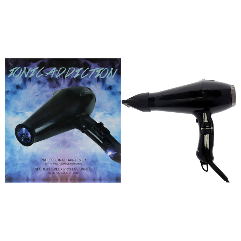 Aria Beauty Ionic Addiction Professional Hair Dryer - Black by Aria Beauty for Women - 1 Pc Hair Dryer