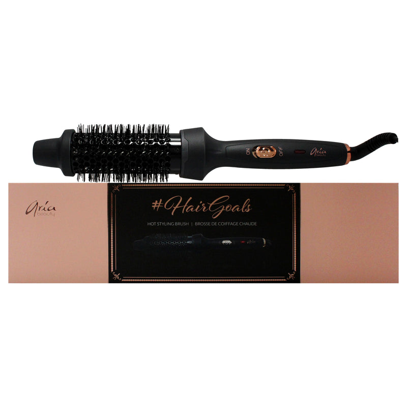 Aria Beauty Hairgoals Hot Styling Brush - Black by Aria Beauty for Women - 1.5 Inch Brush