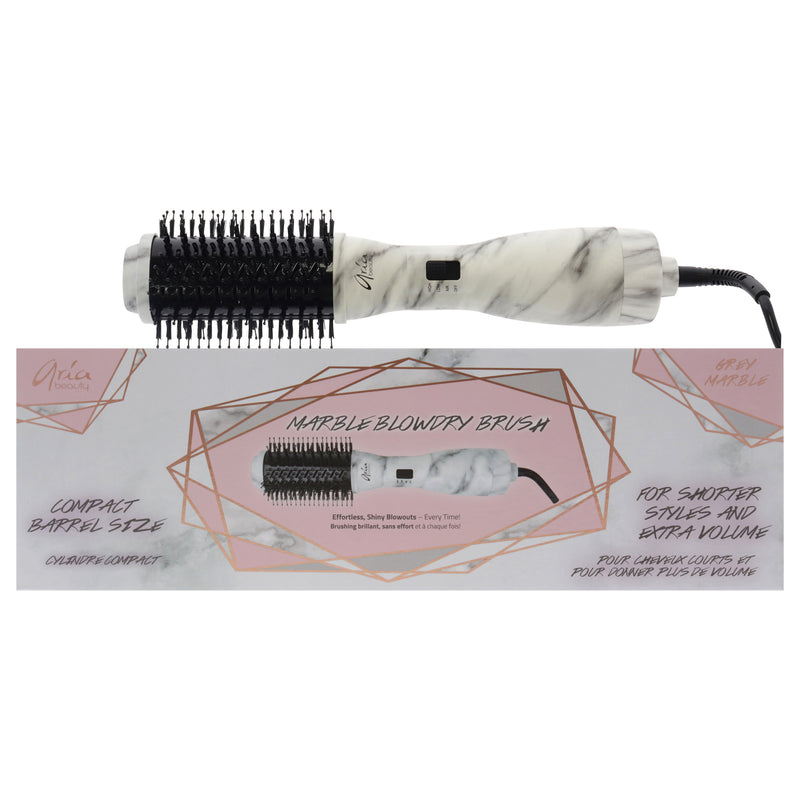 Aria Beauty Blowdry Brush - Grey Marble by Aria Beauty for Women - 1 Pc Brush