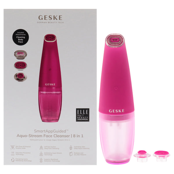 Geske Aqua-Stream Face Cleanser 8 in 1 - Magenta by Geske for Women - 1 Pc Tool