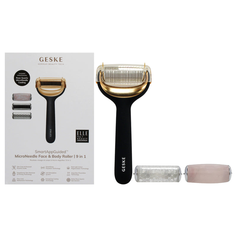 Geske MicroNeedle Face and Body Roller 9 in 1 - Gray by Geske for Women - 1 Pc Roller