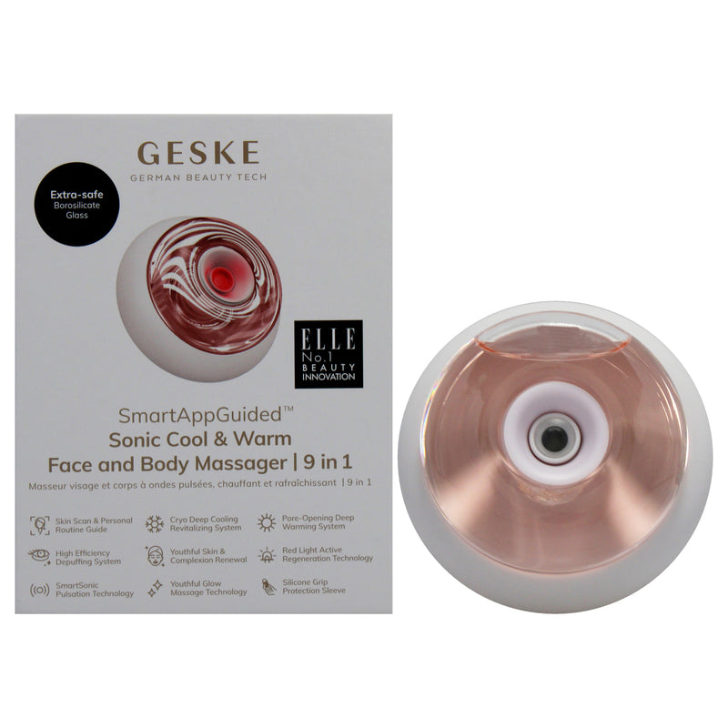 Geske Sonic Cool and Warm Face and Body Massager 9 in 1 - Starlight by Geske for Women - 1 Pc Massager