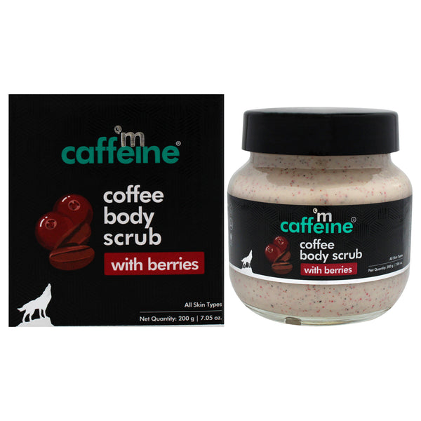 mCaffeine Coffee Body Scrub - Berries by mCaffeine for Unisex - 7.05 oz Scrub