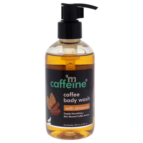 mCaffeine Coffee Body Wash - Almond by mCaffeine for Unisex - 6.76 oz Body Wash