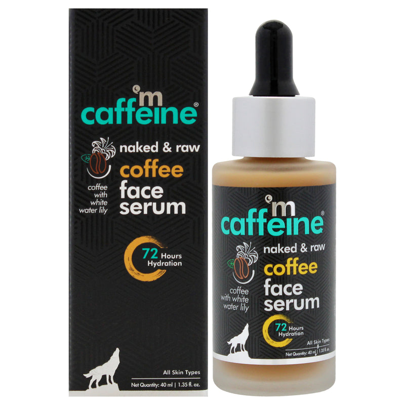 mCaffeine Naked and Raw Coffee Face Serum - Coffe-Water Lily by mCaffeine for Unisex - 1.35 oz Serum