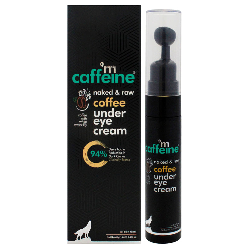 mCaffeine Naked and Raw Coffee Under Eye Cream - Water Lily by mCaffeine for Unisex - 0.5 oz Cream