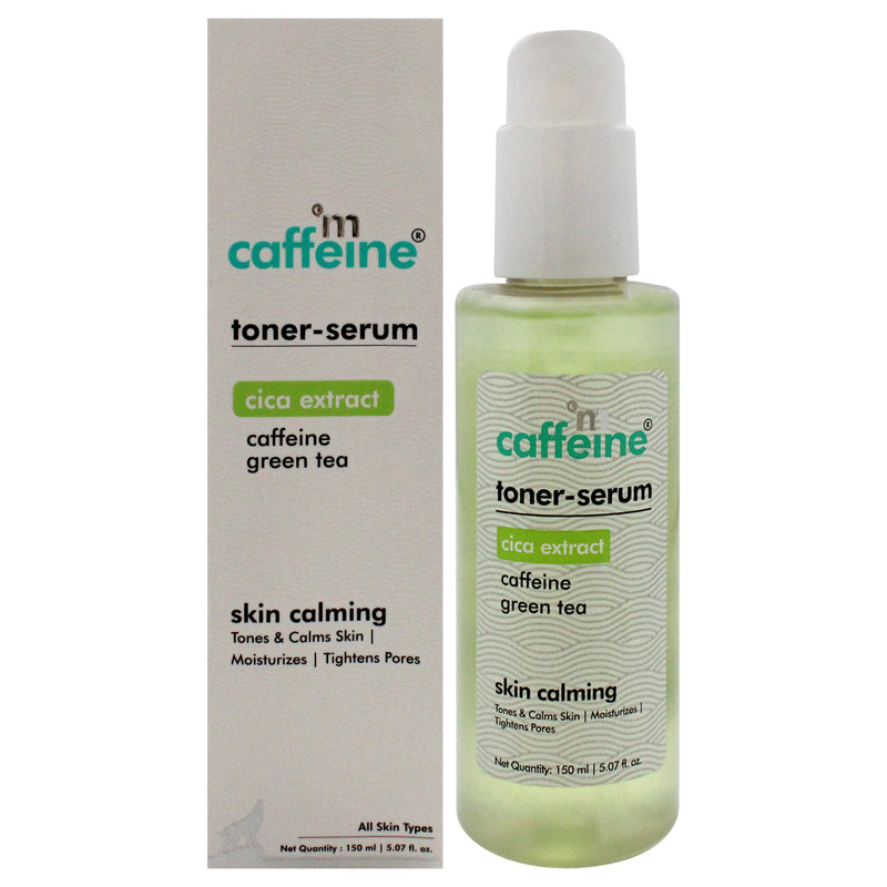 mCaffeine Toner Serum Cica Extracts - Green Tea by mCaffeine for Unisex - 5.07 oz Toner