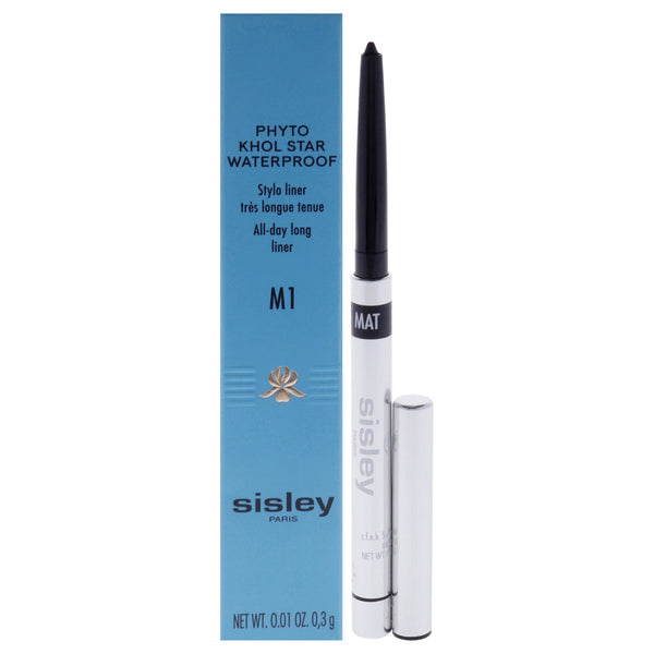 Sisley Phyto Khol Star Waterproof - M1 Matte Onyx by Sisley for Women - 0.01 oz Eyeliner