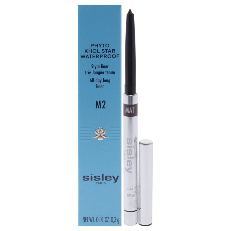 Sisley Phyto Khol Star Waterproof - M2 Matte Tonka by Sisley for Women - 0.01 oz Eyeliner