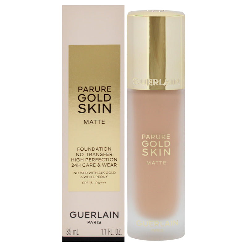 Guerlain Parure Gold Skin Matte 24H Wear No-Transfer Foundation SPF 15 - 2N Neutral by Guerlain for Women - 1.1 oz Foundation