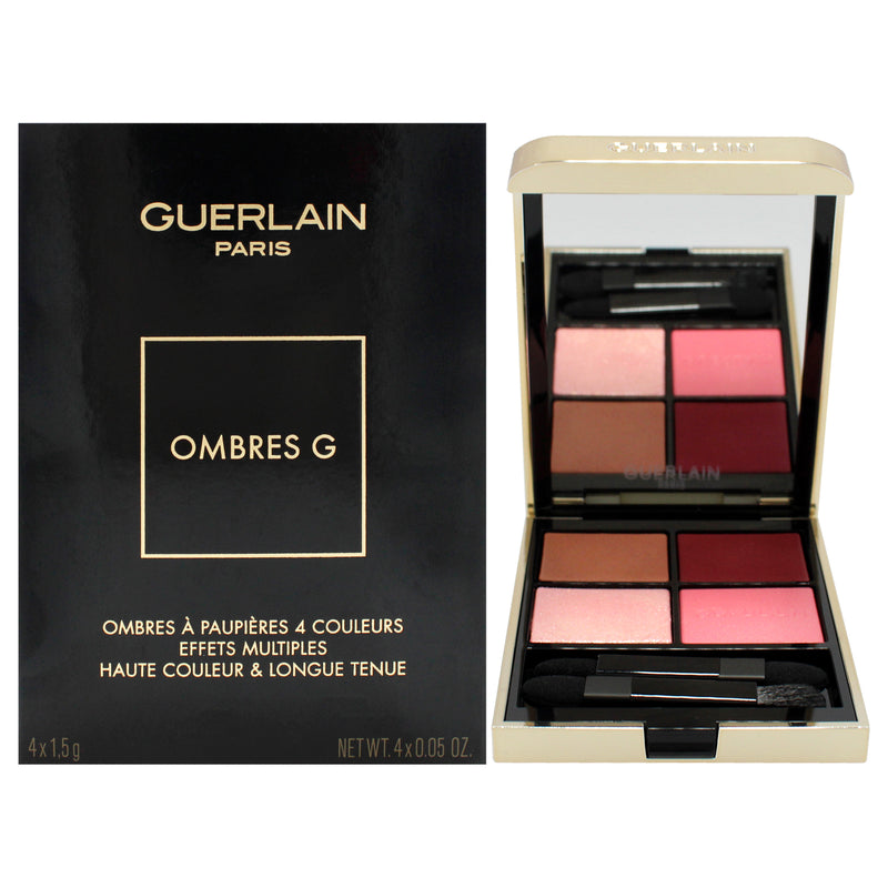 Guerlain Ombres G Eyeshadow Quad - 530 Majestic Rose by Guerlain for Women - 0.20 oz Eye Shadow