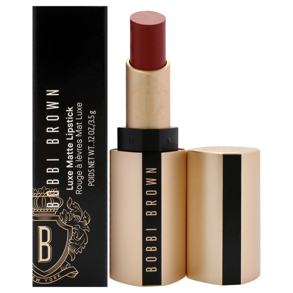 Bobbi Brown Luxe Matte Lipstick - 04 Claret by Bobbi Brown for Women - 0.12 oz Lipstick