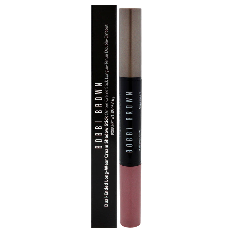 Bobbi Brown Dual-Ended Long-Wear Cream Shadow Stick - Bronze Pink-Espresso Matte by Bobbi Brown for Women - 0.05 oz Eye Shadow