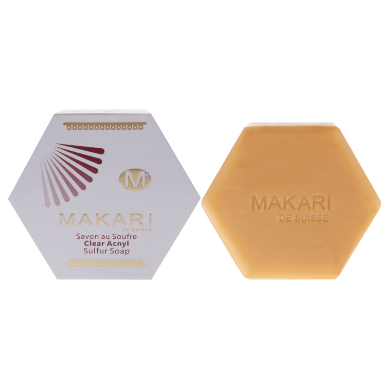 Makari Sulfur Soap Clear Acnyl by Makari for Women - 7 oz Soap