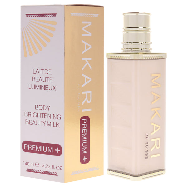 Makari Body Brightening Beauty Milk Premium Plus by Makari for Women - 4.75 oz Lotion