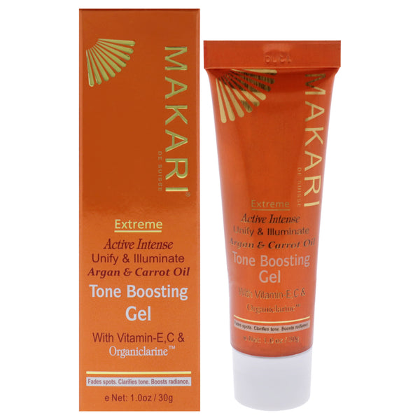 Makari Extreme Argan and Carrot Tone Boosting Gel by Makari for Women - 1 oz Gel