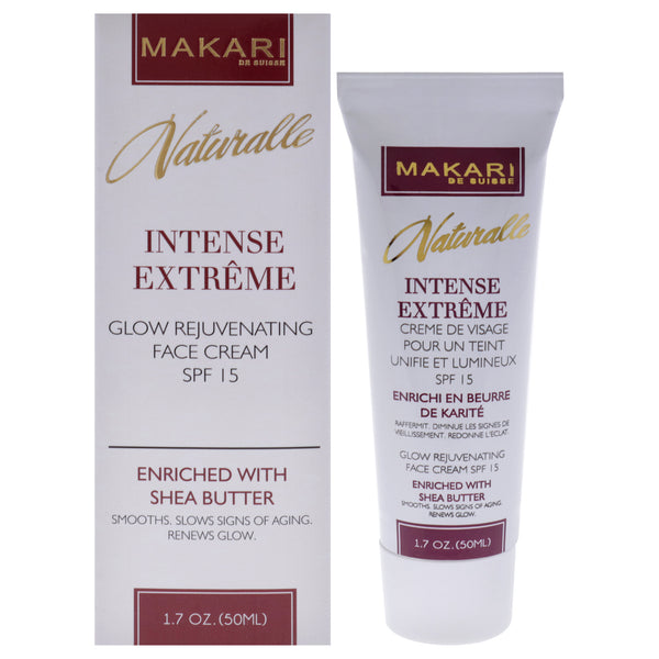 Makari Intense Extreme Glow Rejuvenating Face Cream SPF 15 by Makari for Women - 1.7 oz Cream