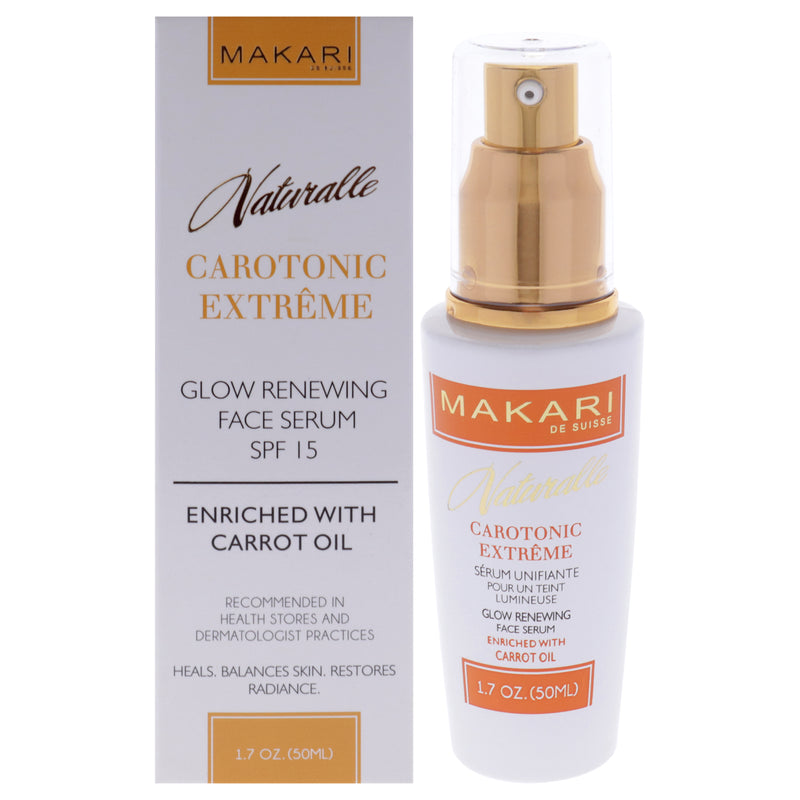 Makari Carotonic Extreme Glow Renewing Face Serum SPF 15 by Makari for Women - 1.7 oz Serum