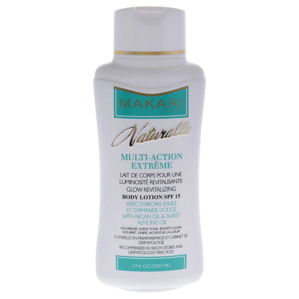 Makari Multi-Action Extreme Glow Revitalizing Body Lotion SPF 15 by Makari for Women - 17.6 oz Body Lotion