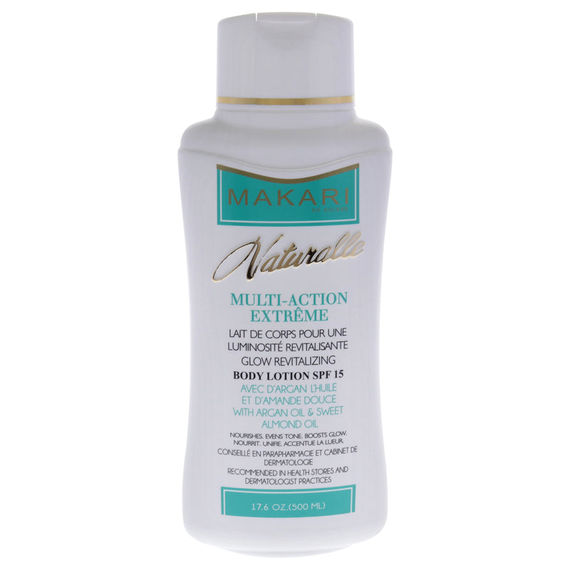 Makari Multi-Action Extreme Glow Revitalizing Body Lotion SPF 15 by Makari for Women - 17.6 oz Body Lotion
