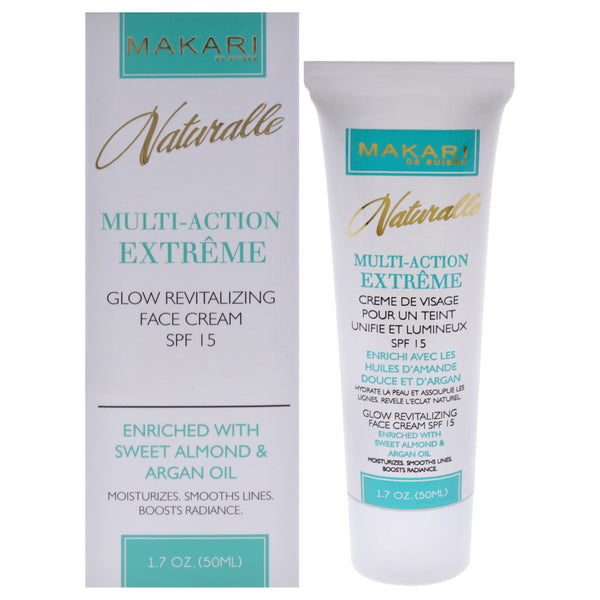 Makari Multi-Action Extreme Glow Revitalizing Face Cream SPF 15 by Makari for Women - 1.7 oz Cream