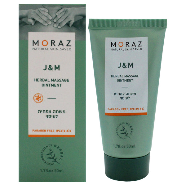 Moraz J and M Herbal Massage Ointment by Moraz for Unisex - 1.7 oz Cream