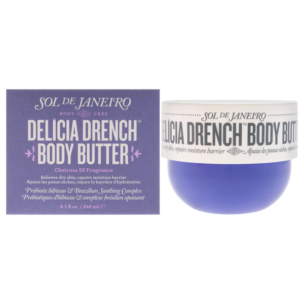 Sol de Janeiro Delicia Drench Body Butter by Sol de Janeiro for Women - 8.1 oz Body Butter