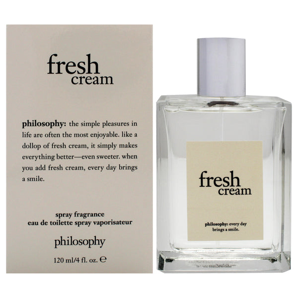 Philosophy Fresh Cream by Philosophy for Unisex - 4 oz EDT Spray