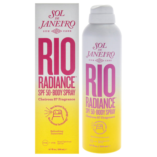 Rio Radiance SPF 50 Body Spray by Sol de Janeiro for Unisex - 6.7 oz Body Spray