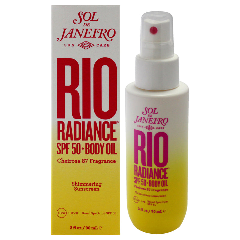 Rio Radiance SPF 50 Body Oil by Sol de Janeiro for Unisex - 3 oz Oil