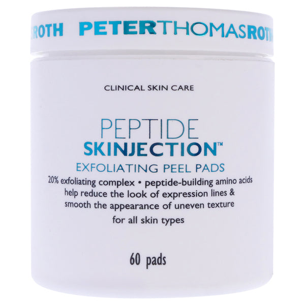 Peter Thomas Roth Peptide Skinjection Exfoliating Peel Pads - All Skin Types by Peter Thomas Roth for Unisex - 60 Pc Pads