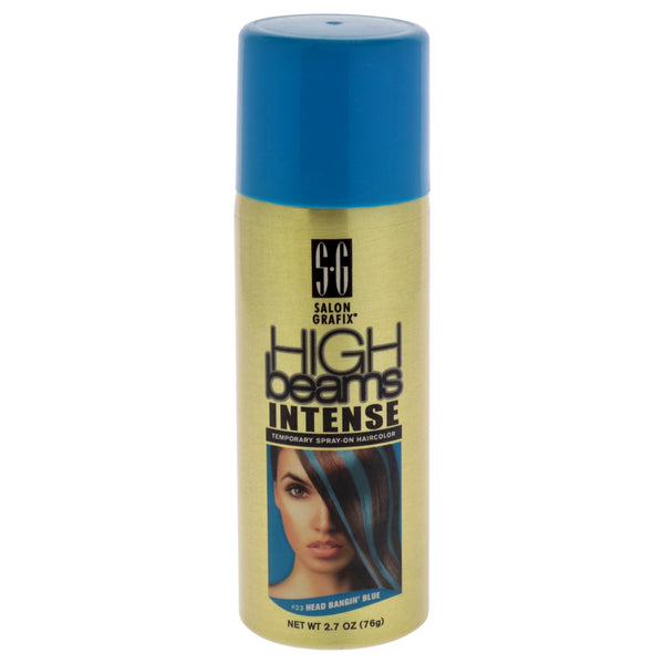 Salon Grafix High Beams Intense Temporary Spray - 23 Blue by Salon Grafix for Unisex - 2.7 oz Hair Color