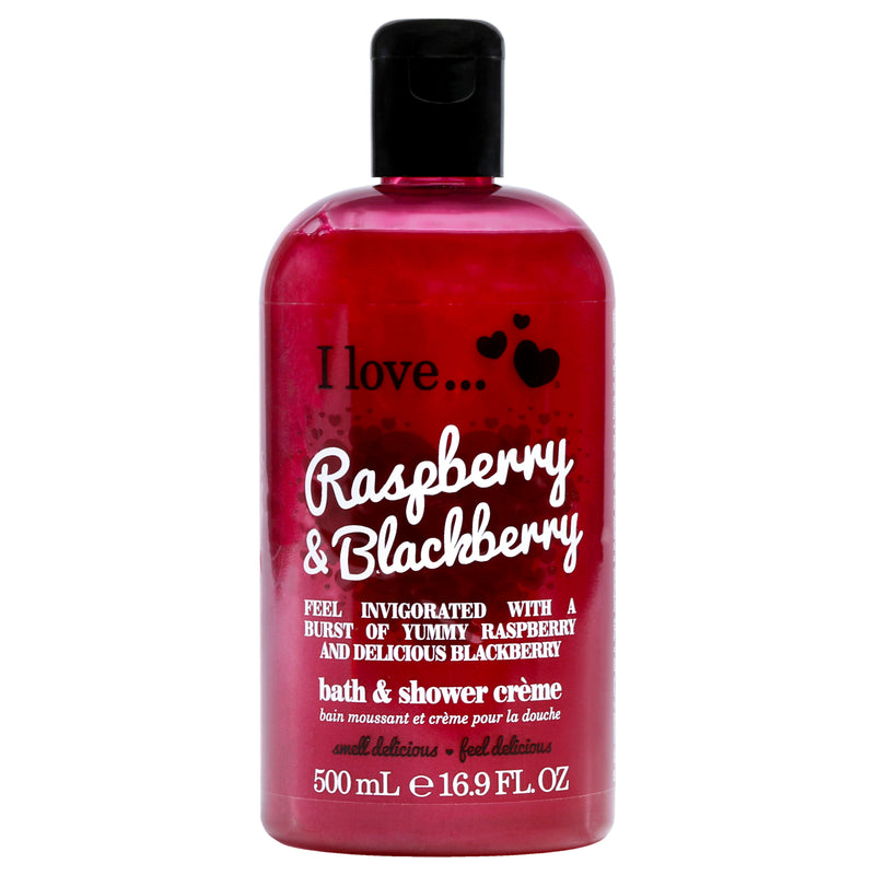 I Love Cosmetics Bath and Shower Creme - Raspberry and Blackberry by I Love Cosmetics for Women - 16.9 oz Shower Cream