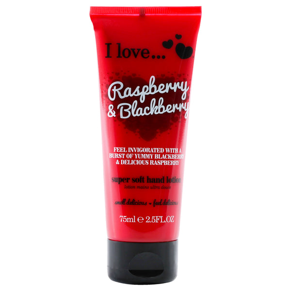 I Love Cosmetics Super Soft Hand Lotion - Raspberry and Blackberry by I Love Cosmetics for Women - 2.5 oz Lotion