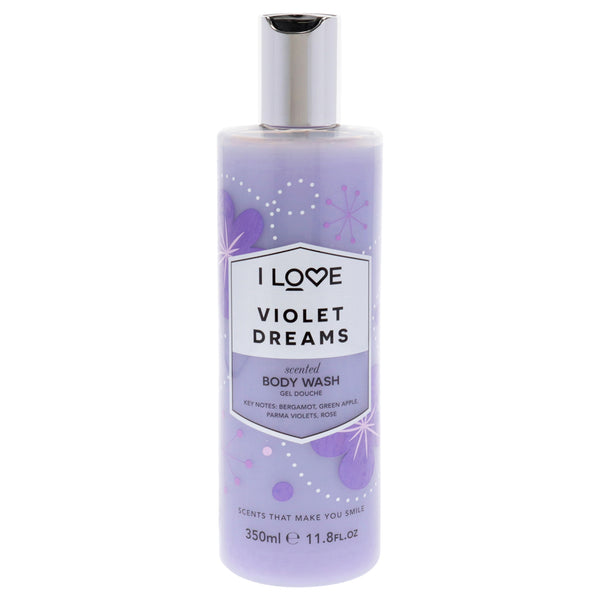 I Love Cosmetics Scented Body Wash - Violet Dreams by I Love Cosmetics for Women - 11.8 oz Body Wash