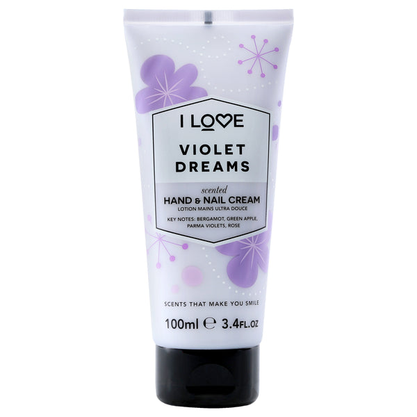 I Love Cosmetics Scented Hand and Nail Cream - Violet Dreams by I Love Cosmetics for Women - 3.4 oz Cream