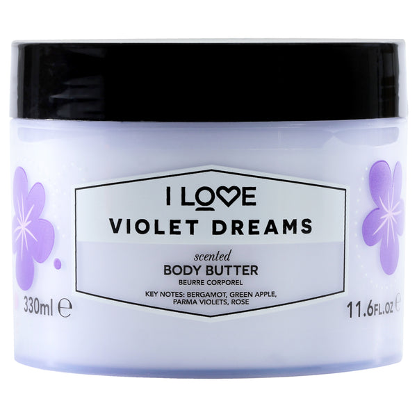 I Love Cosmetics Scented Body Butter - Violet Dreams by I Love Cosmetics for Women - 11.6 oz Body Butter