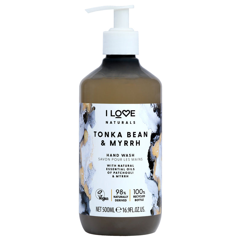 I Love Cosmetics Naturals Hand Wash - Tonka Bean and Myrrh by I Love Cosmetics for Women - 16.9 oz Hand Wash