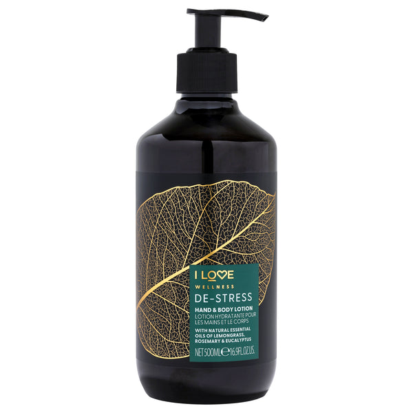 I Love Cosmetics Wellness Hand and Body Lotion - De-Stress by I Love Cosmetics for Women - 16.9 oz Body Lotion