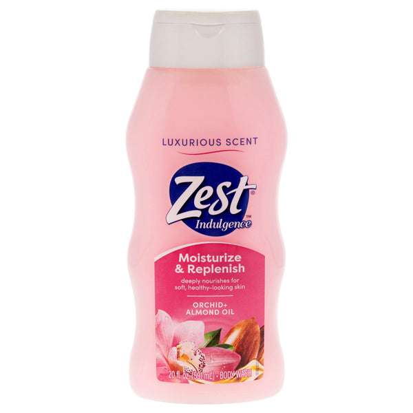 Zest Moisturize and Replenish Body Wash - Orchid and Almond Oil by Zest for Women - 20 oz Body Wash