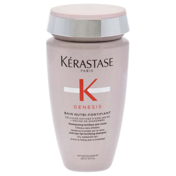 Kerastase Genesis Bain Nutri-Fortifiant Shampoo by Kerastase for Unisex - 8.5 oz Shampoo